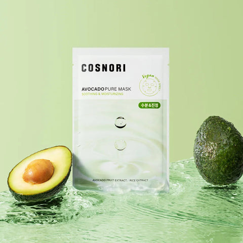 COSNORI Avocado Pure Vegan Mask 10 Sheets