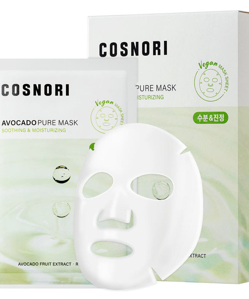 COSNORI Avocado Pure Vegan Mask 10 Sheets