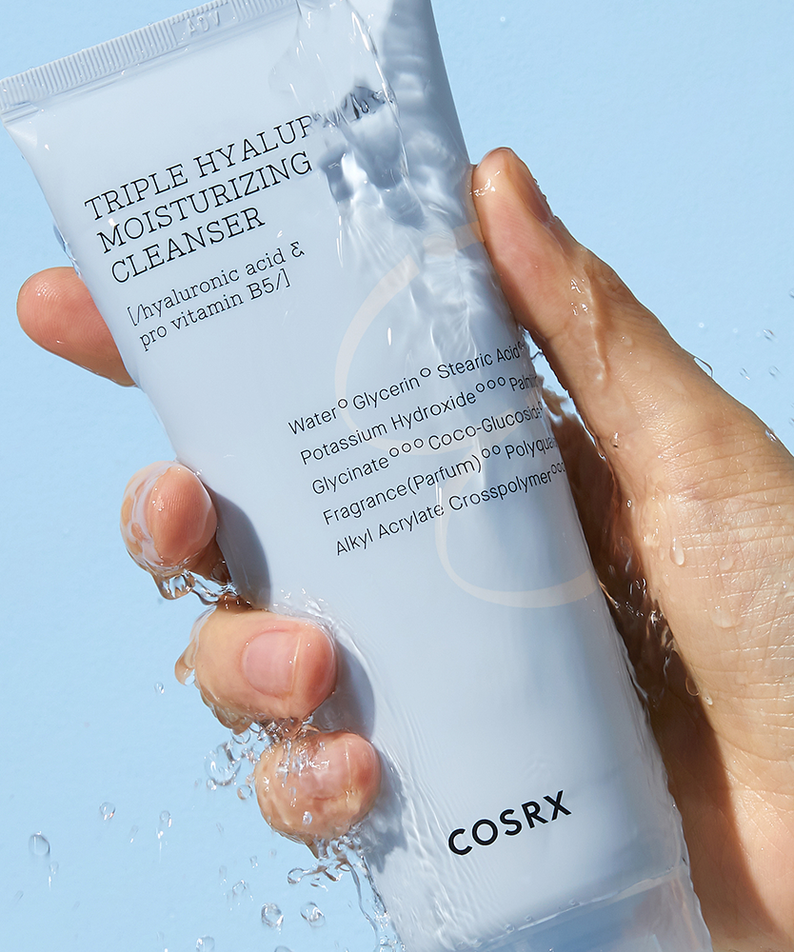 COSRX Hydrium triple Hyaluronic Moisturizing Cleanser 150ml disponible sur Ma petite Coree, ton Eshop 100% K-beauty en direct de Seoul