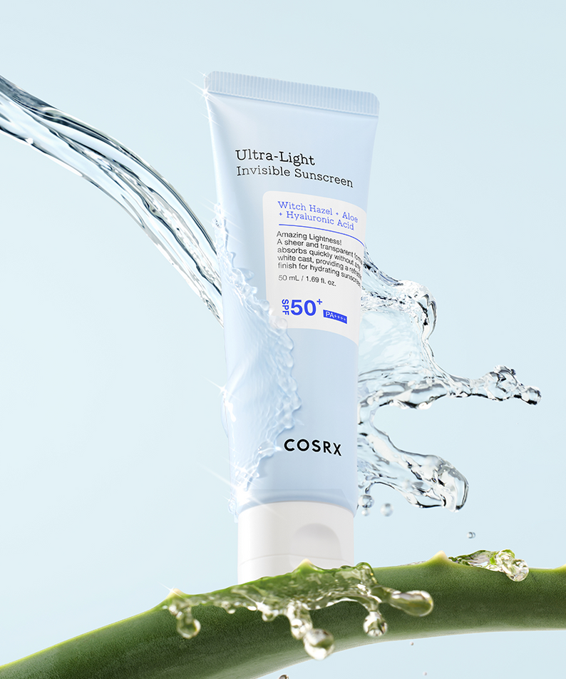 COSRX Ultra-Light Invisible Sunscreen SPF50+ PA++++ 50ml disponible sur Ma petite Coree, ton Eshop 100% K-beauty en direct de Seoul