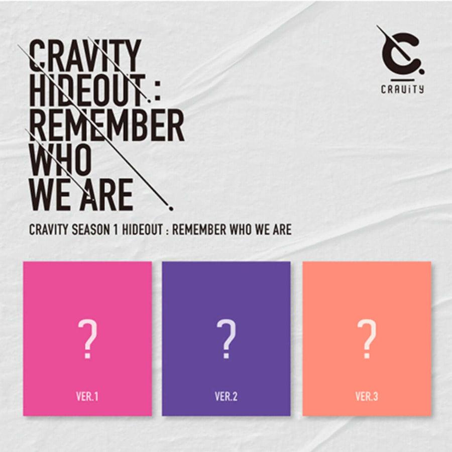 CRAVITY - CRAVITY SEASON1. [HIDEOUT: REMEMBER WHO WE ARE] (Ver. 3 Random) - Album Kpop