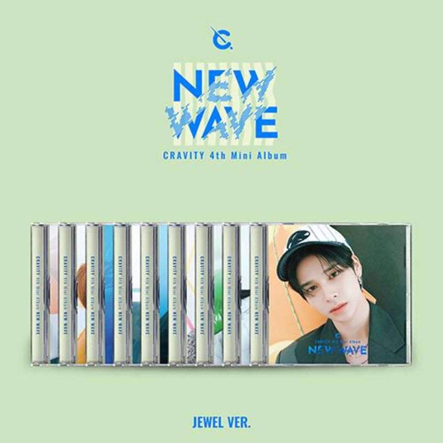 CRAVITY - [NEW WAVE] (4TH ) (Jewel Ver. Limited) (9 Random 1) - Album Kpop