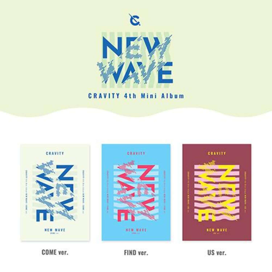 CRAVITY - [NEW WAVE] (4TH ) (Random 1 of 3) - Album Kpop