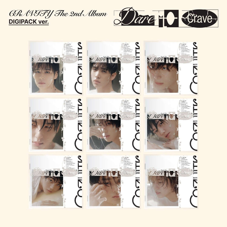 CRAVITY - The 2nd Album [Dare to Crave] (DIGIPACK ver.) (Set of 9) - Album Kpop