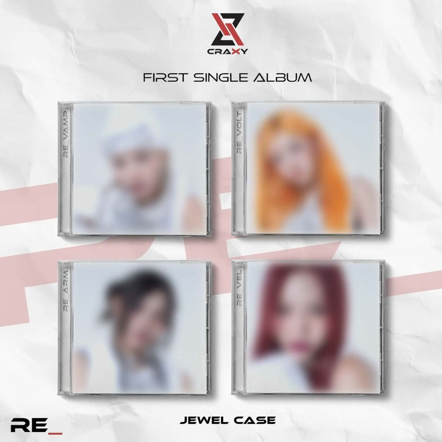 CRAXY - 1st Album [RE_] (JEWEL CASE Ver.) (Set) - Album Kpop