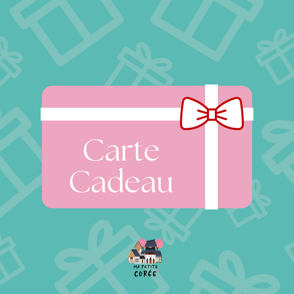Carte Cadeau disponible sur Ma petite Coree, ton Eshop 100% K-beauty en direct de Seoul