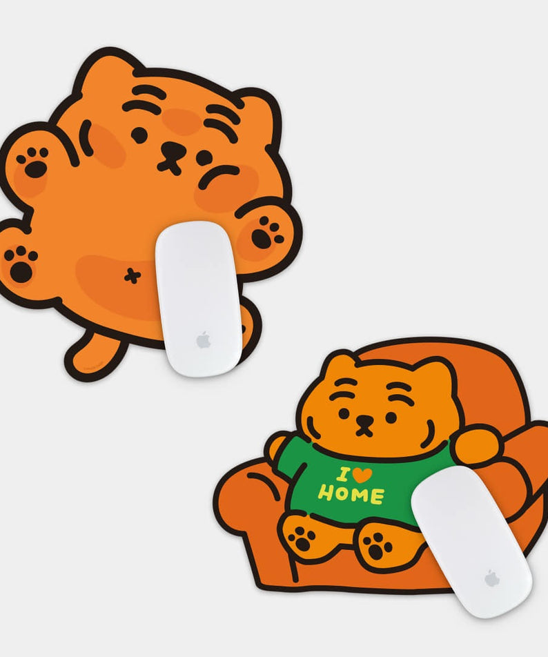 Muzik Tiger I Love Home Mouse Pad 2 Types