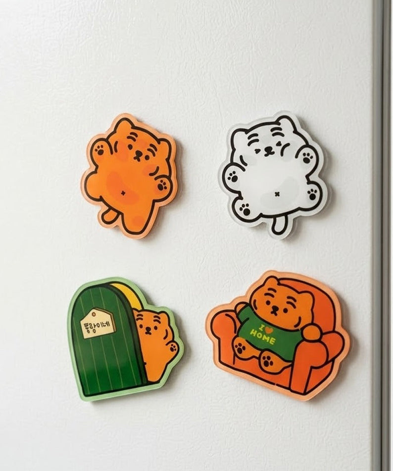 Muzik Tiger I Love Home Ddungrangi Acrylic Magnet 4 Types