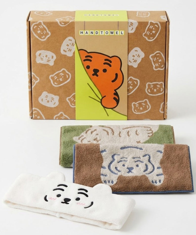Muzik Tiger I Love Home Hand Towel Gift Set
