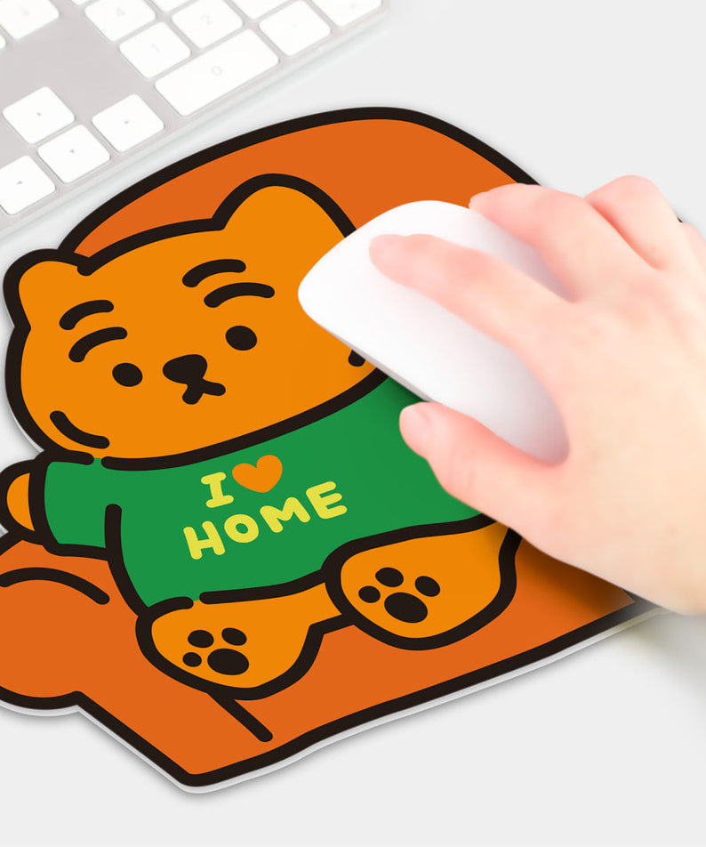 Muzik Tiger I Love Home Mouse Pad 2 Types
