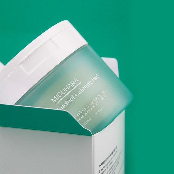 MIGUHARA Cica Bakuchiol Calming Pad 70p 150ml disponible sur Ma petite Coree, ton Eshop 100% K-beauty en direct de Seoul