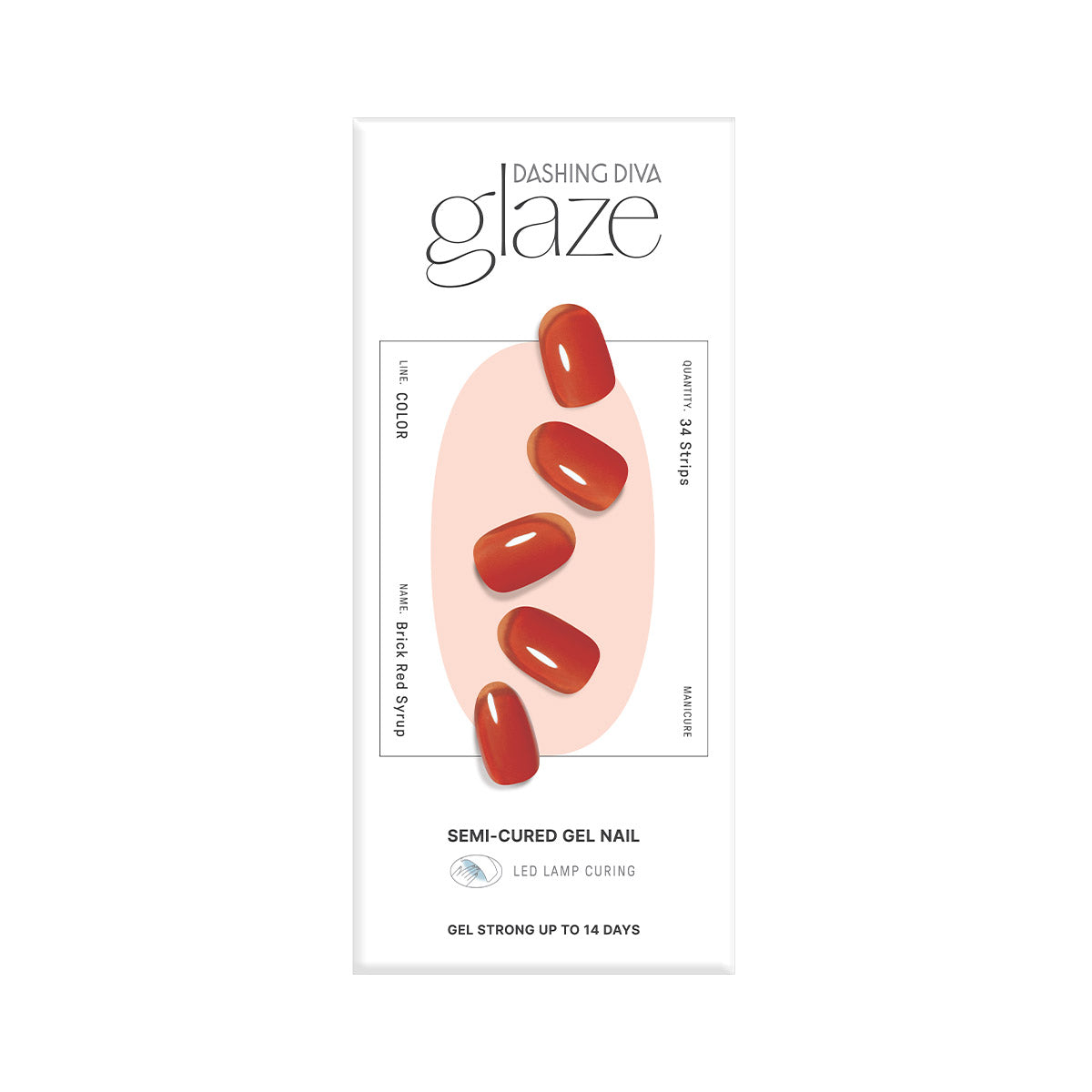 DASHING DIVA GLAZE Brick Red Syrup disponible sur Ma petite Coree, ton Eshop 100% K-beauty en direct de Seoul