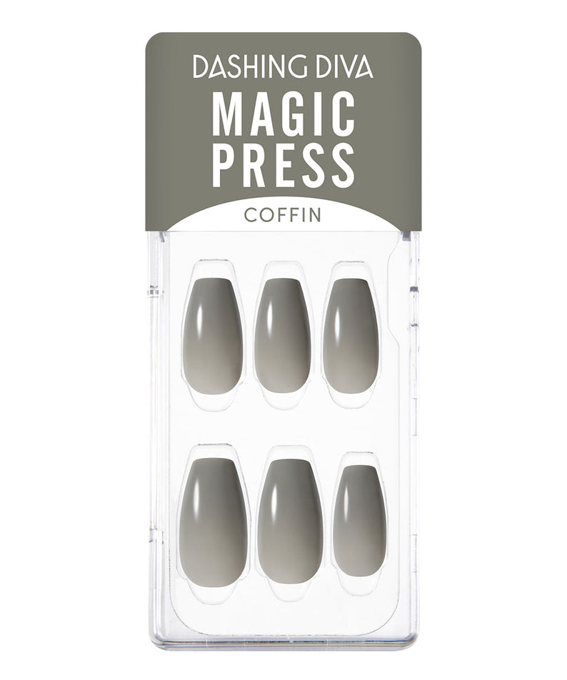 DASHING DIVA MAGIC PRESS Ash Khaki - Coffin disponible sur Ma petite Coree, ton Eshop 100% K-beauty en direct de Seoul