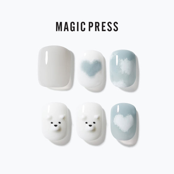 DASHING DIVA MAGIC PRESS Cloudy Bear - Short Square disponible sur Ma petite Coree, ton Eshop 100% K-beauty en direct de Seoul