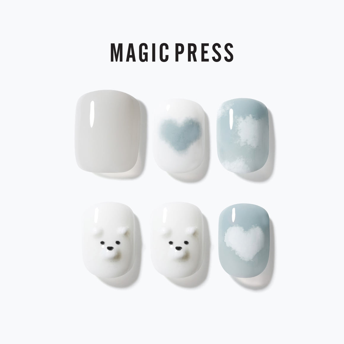 DASHING DIVA MAGIC PRESS Cloudy Bear - Short Square disponible sur Ma petite Coree, ton Eshop 100% K-beauty en direct de Seoul