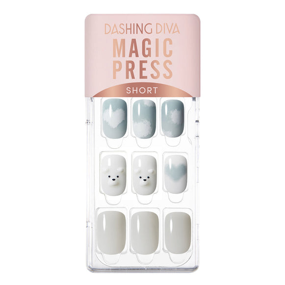 DASHING DIVA MAGIC PRESS Cloudy Bear - Short Square disponible sur Ma petite Coree, ton Eshop 100% K-beauty en direct de Seoul