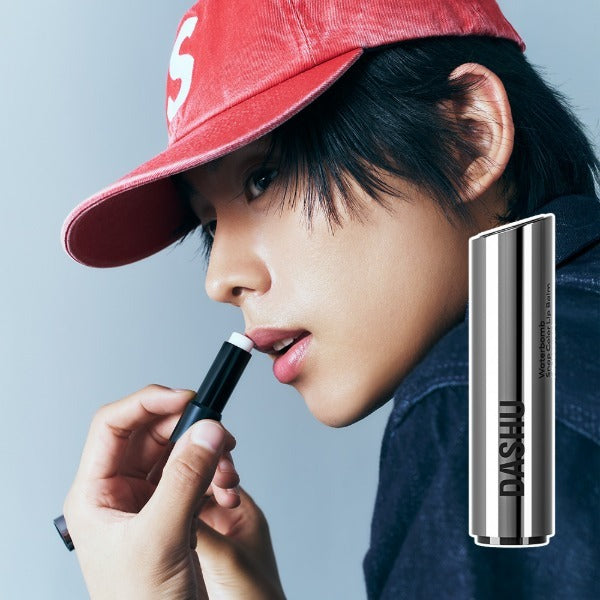 DASHU Men's Water Balm Snap Color Lip Balm