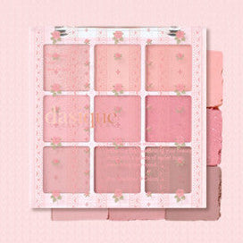 DASIQUE Shadow Palette 8g (#01 - #39) de la marque DASIQUE, palette de fards roses en gros plan, palette maquillage