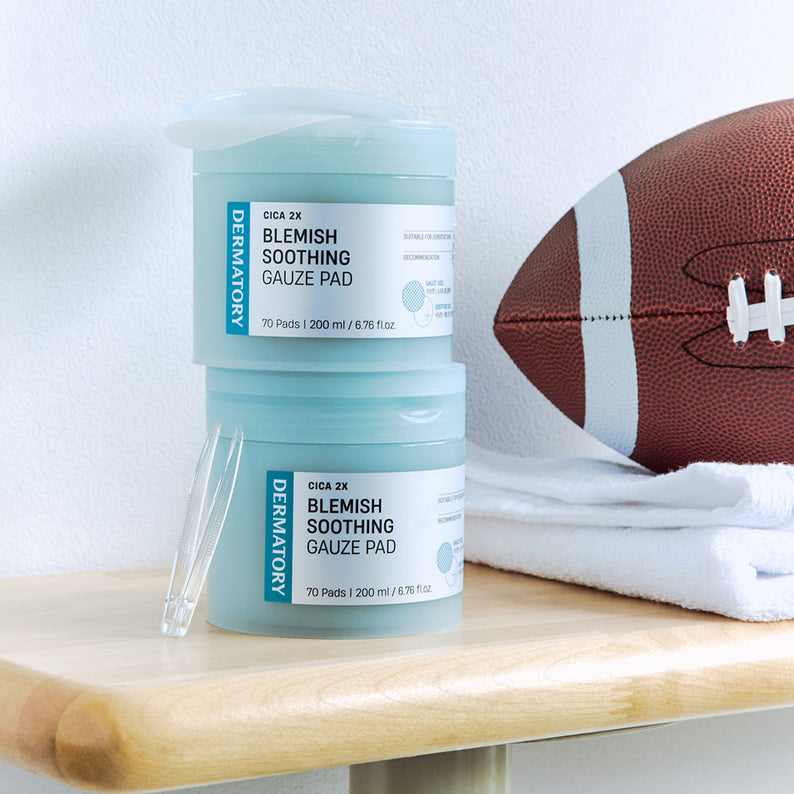 DERMATORY Cica Exosome Blemish Soothing Gauze Pad 70 Pads