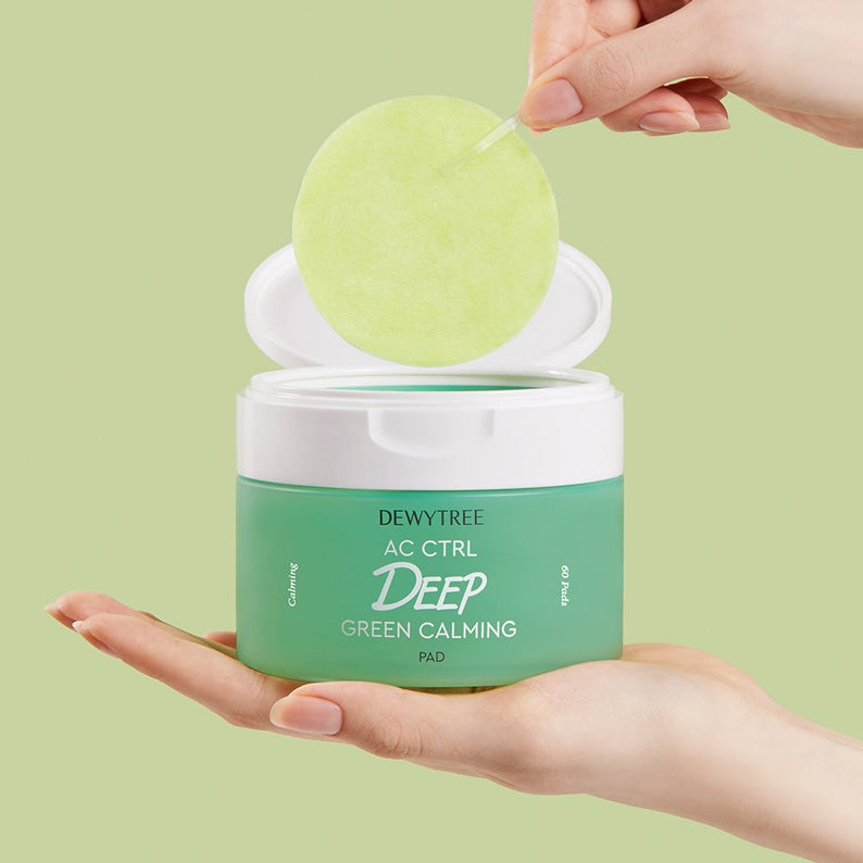 DEWYTREE AC CTRL EX Deep Green Calming Pad 60p 180g disponible sur Ma petite Coree, ton Eshop 100% K-beauty en direct de Seoul