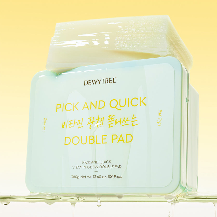 DEWYTREE  Pick & Quik Vitamin Glow Tear-Off Double Pads 100 sheets