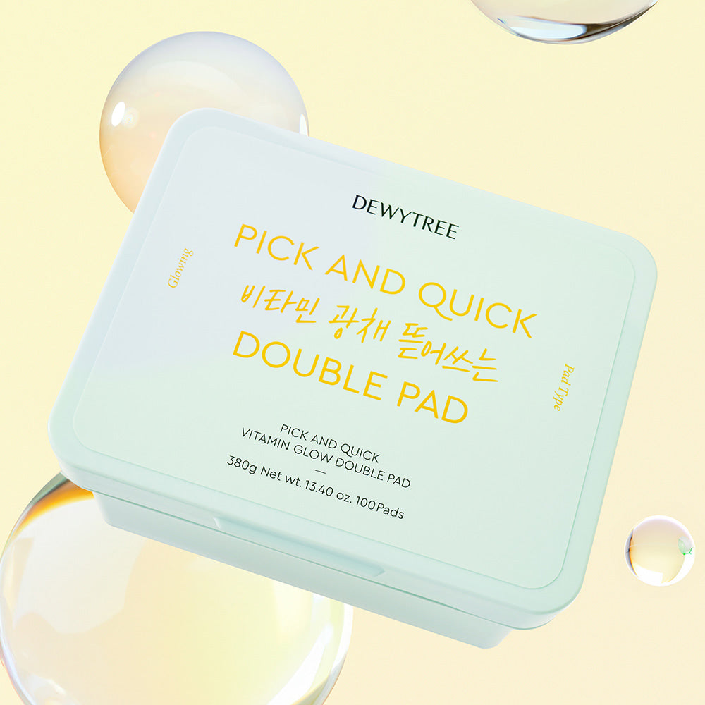 DEWYTREE Pick & Quik Vitamin Glow Tear-Off Double Pads 100 sheets disponible sur Ma petite Coree, ton Eshop 100% K-beauty en direct de Seoul