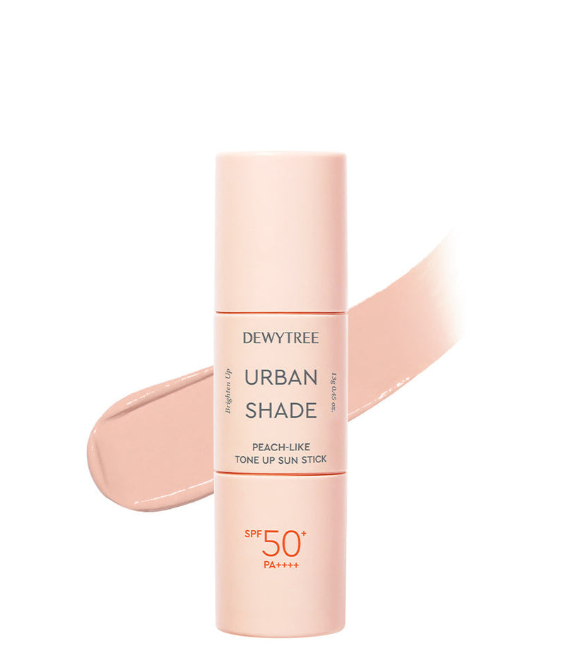DEWYTREE Urban Shade Peach-Like Tone Up Sun Stick 13g disponible sur Ma petite Coree, ton Eshop 100% K-beauty en direct de Seoul