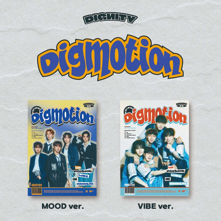DIGNITY - 1st Album [DIGMOTION] (MOOD Ver., VIBE Ver.) (Random) - Album Kpop