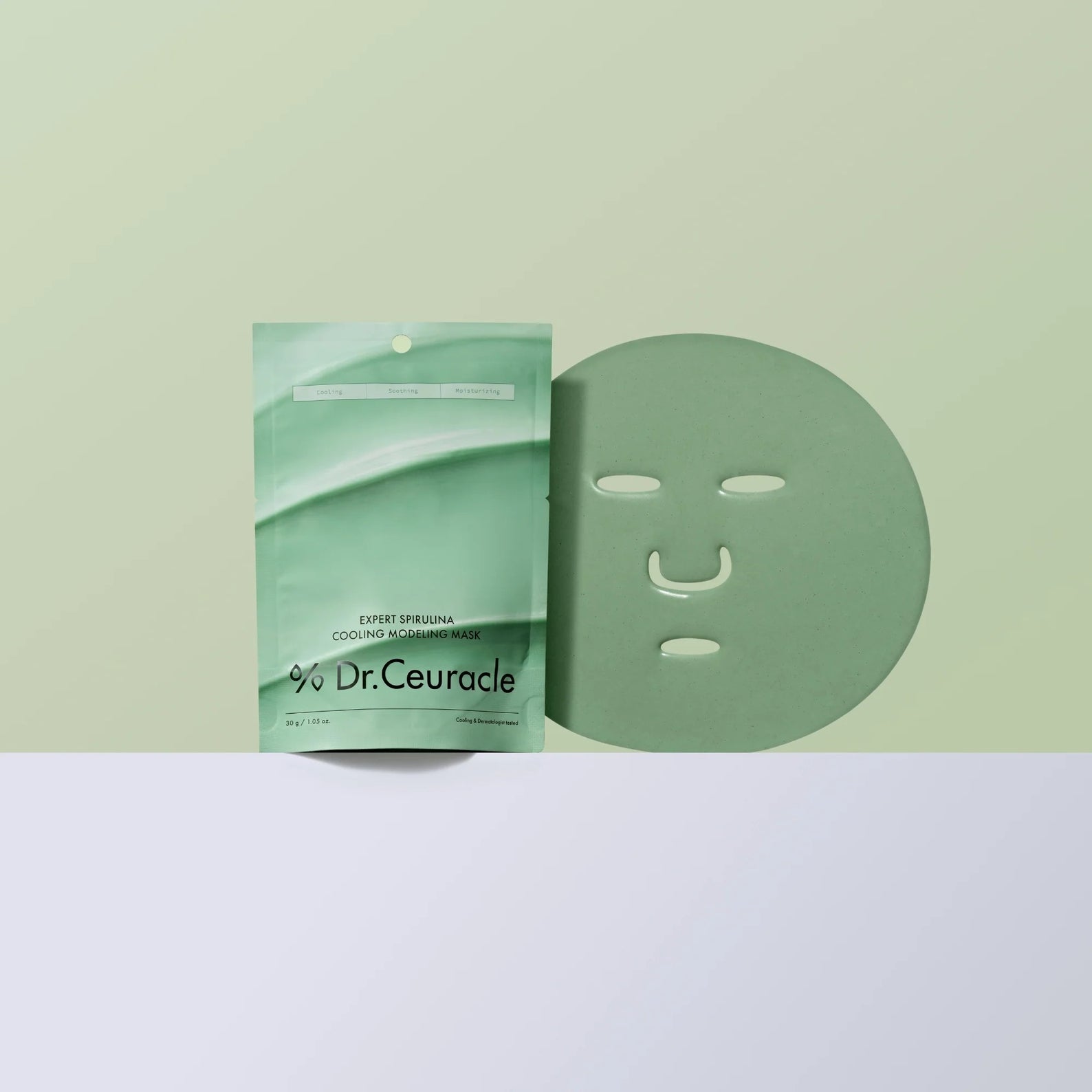 DR.CEURACLE Expert Spirulina Cooling Modeling Mask 30g