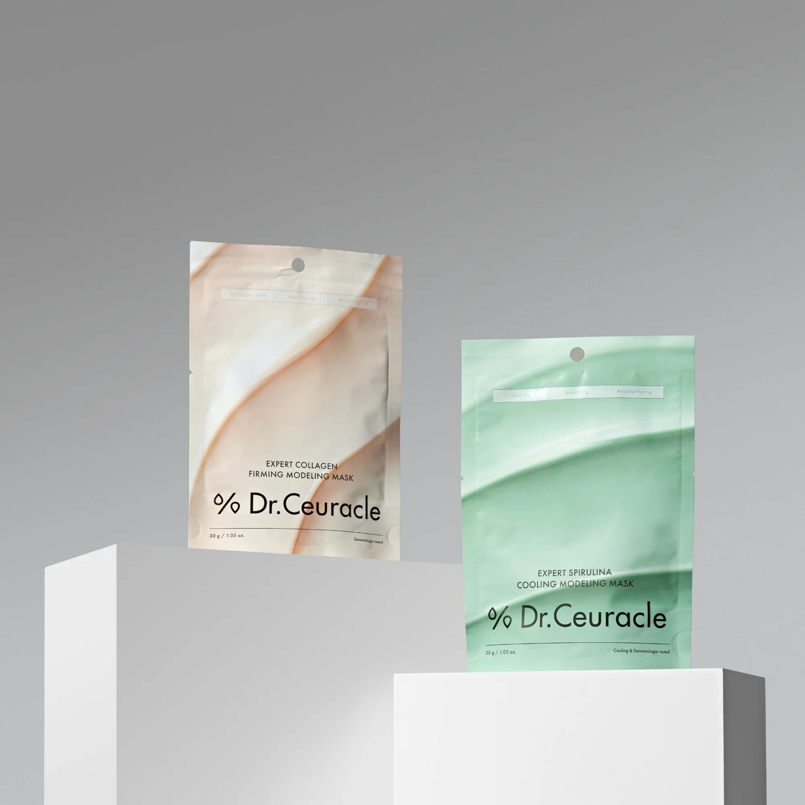 DR.CEURACLE Expert Spirulina Cooling Modeling Mask 30g