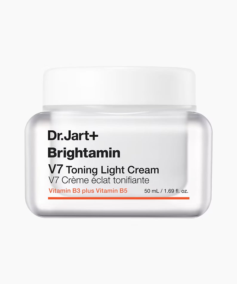DR.JART+ Brightamine V7 Toning Light Cream, crème éclat tonifiante pour une peau lumineuse et tonifiée, pot de 50 ml