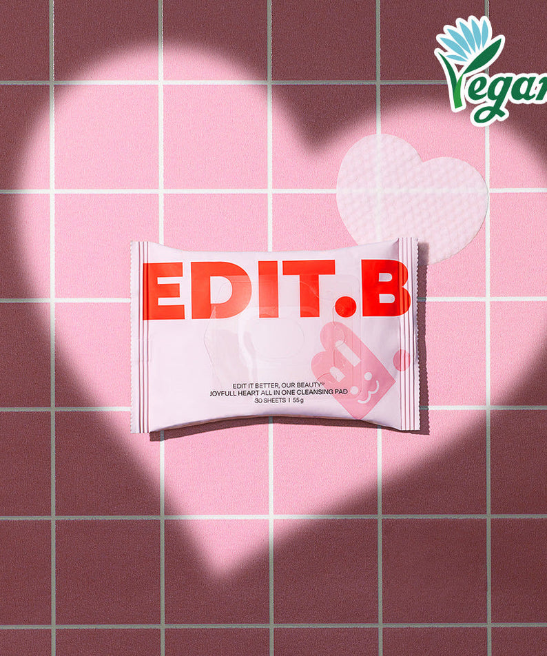 EDIT.B Joyful Heart All-in-One Cleansin Pad 30 Sheets