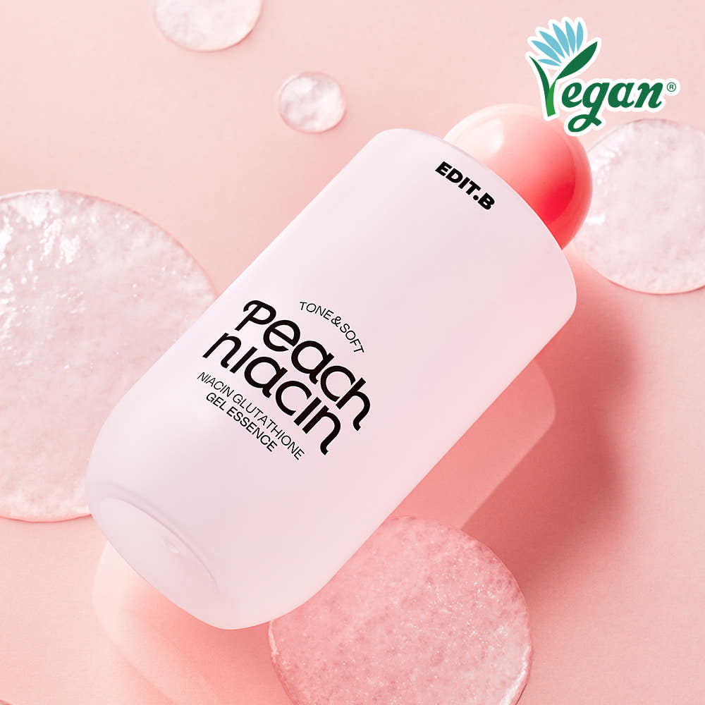 EDIT.B Tone & Soft Peach Niacin Glutathione Gel Essence 200ml