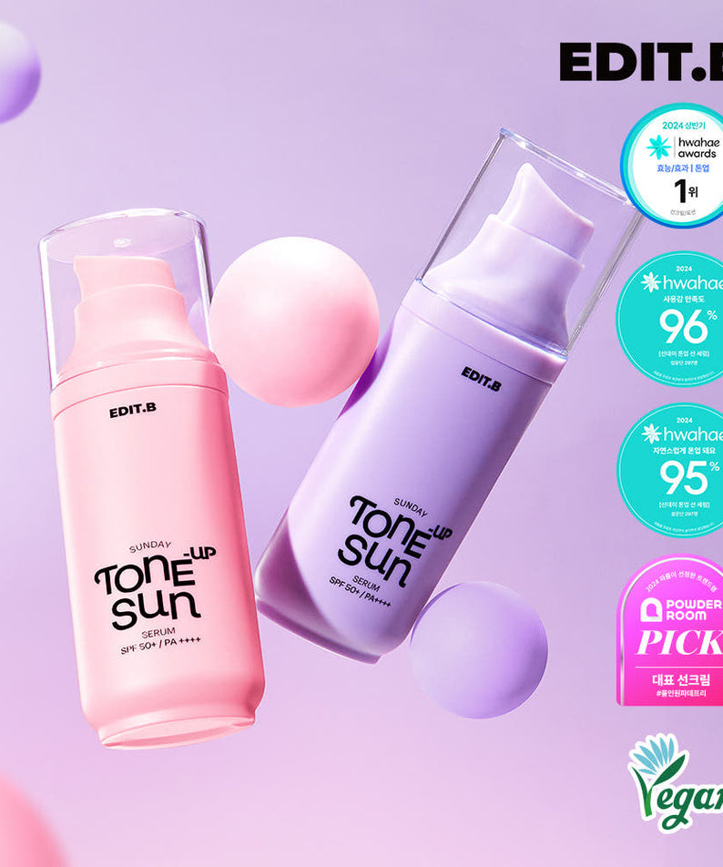 EDIT.B Sunday Tone-Up Sun Serum 55ml SPF50+ PA ++++