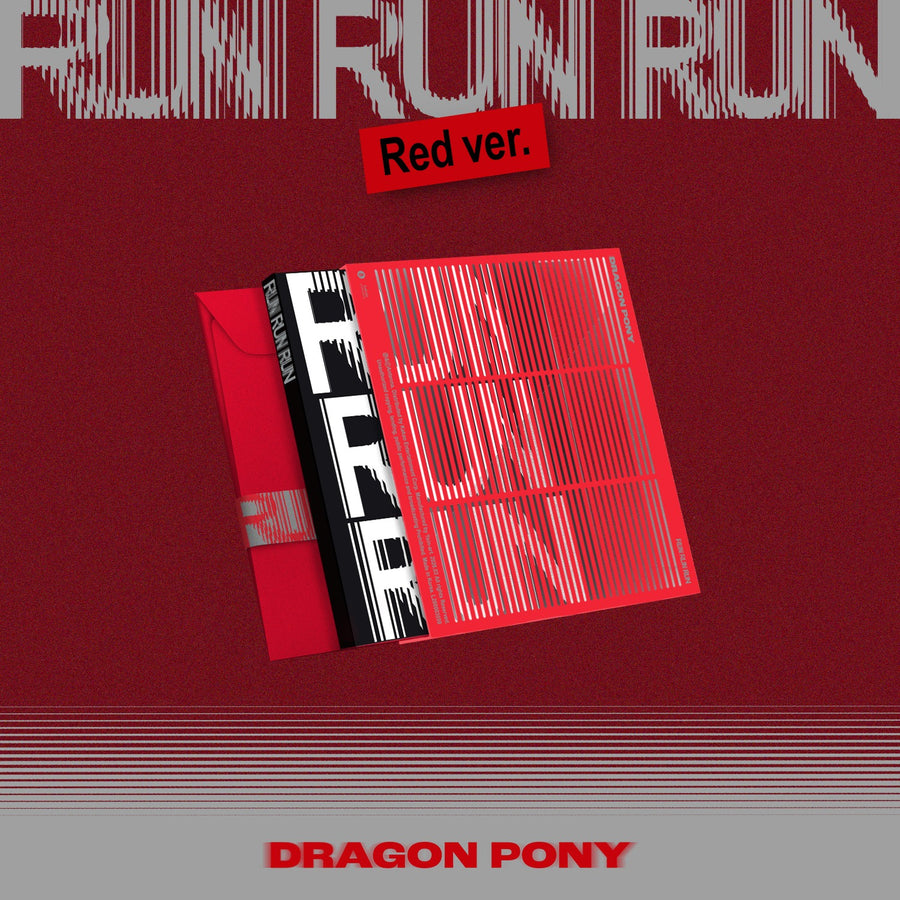 DRAGON PONY - [RUN RUN RUN] (RED VER.) - Album Kpop