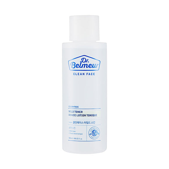 DR.BELMEUR Clean Face Mild Toner 145ml disponible sur Ma petite Coree, ton Eshop 100% K-beauty en direct de Seoul