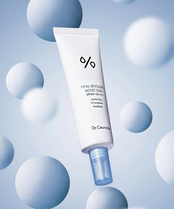 Crème solaire DR.CEURACLE Hyal Reyutsu Moist Sun SPF50+,PA++++ avec protection UV