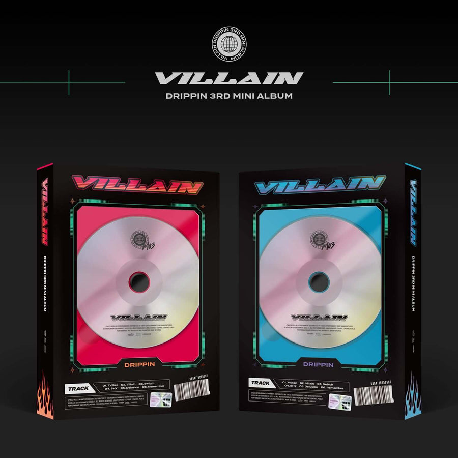 DRIPPIN - 3rd Album [Villain] (SET) - Album Kpop