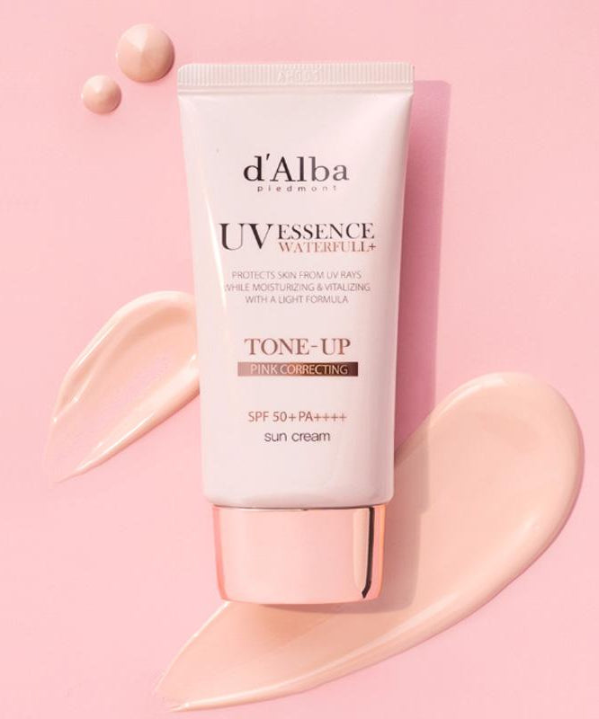 D'ALBA Vegan Waterfull Pink Tone-Up Suncream