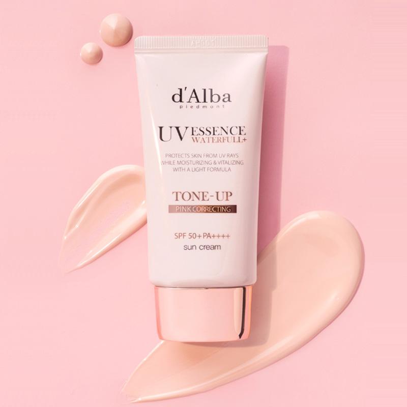 D'ALBA Vegan Waterfull Pink Tone-Up Suncream