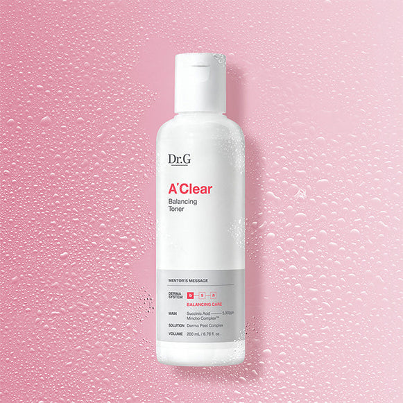 Dr.G A-Clear Balancing Toner 200ml en stock sur Ma Petite Corée