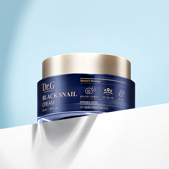 Dr.G Black Snail Cream 50ml disponible sur Ma petite Coree, ton Eshop 100% K-beauty en direct de Seoul