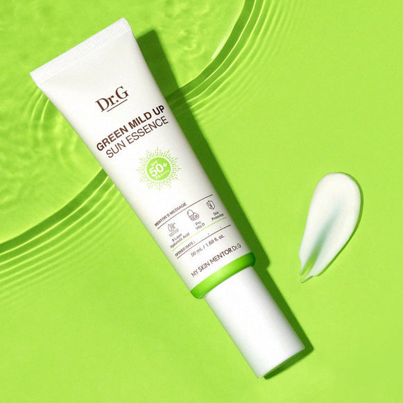Dr.G Green Mild Sun Up Essence 50ml disponible sur Ma petite Coree, ton Eshop 100% K-beauty en direct de Seoul