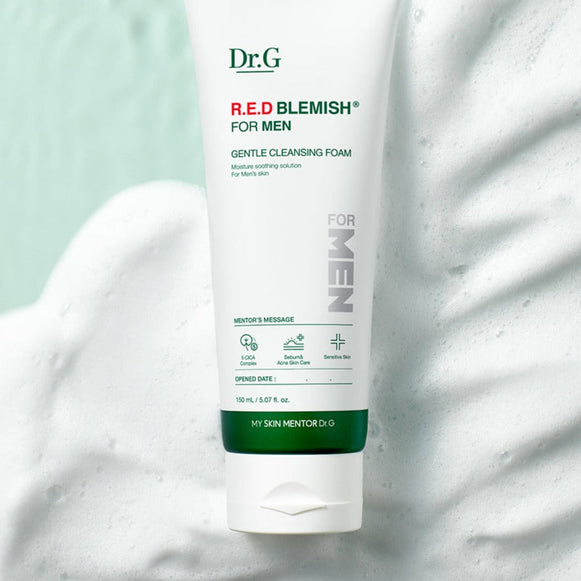 Dr.G Red Blemish For Men Gentle Cleansing Foam 150ml disponible sur Ma petite Coree, ton Eshop 100% K-beauty en direct de Seoul