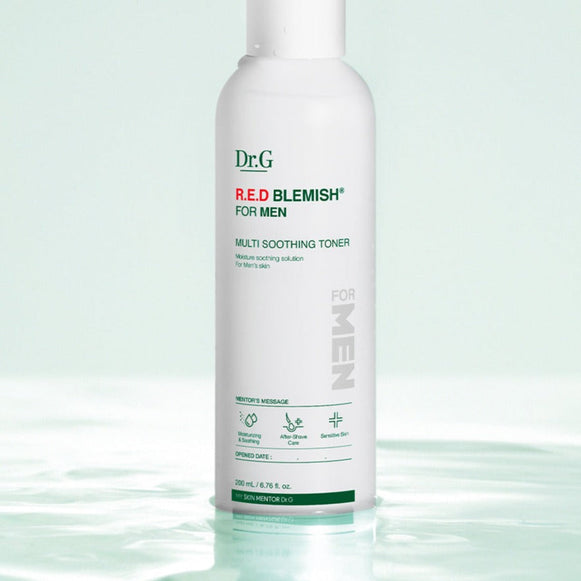Dr.G Red Blemish For Men Multi Soothing Toner 200ml disponible sur Ma petite Coree, ton Eshop 100% K-beauty en direct de Seoul