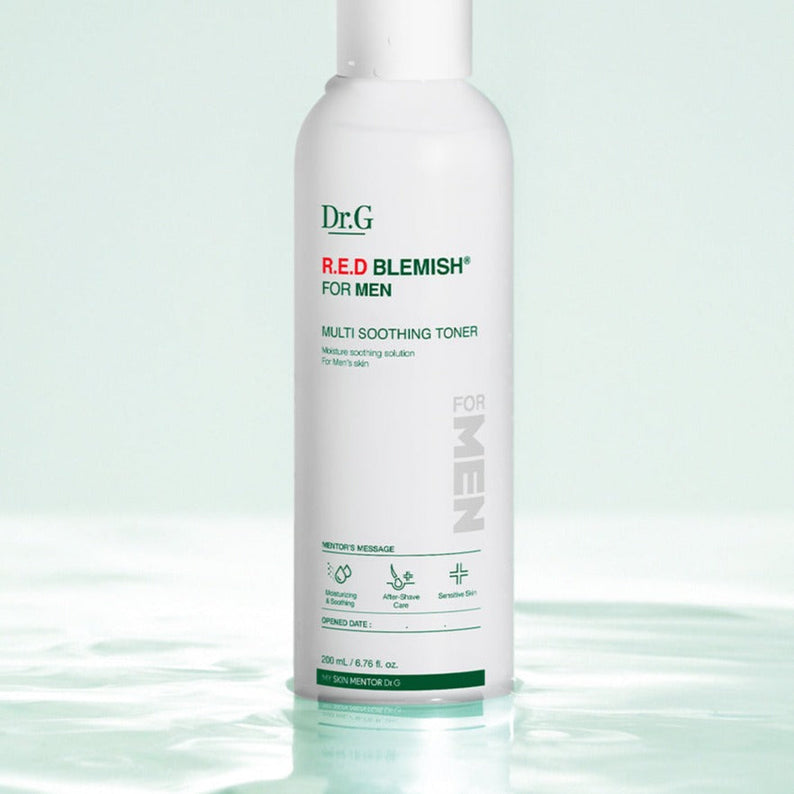 Dr.G Red Blemish For Men Multi Soothing Toner 200ml disponible sur Ma petite Coree, ton Eshop 100% K-beauty en direct de Seoul