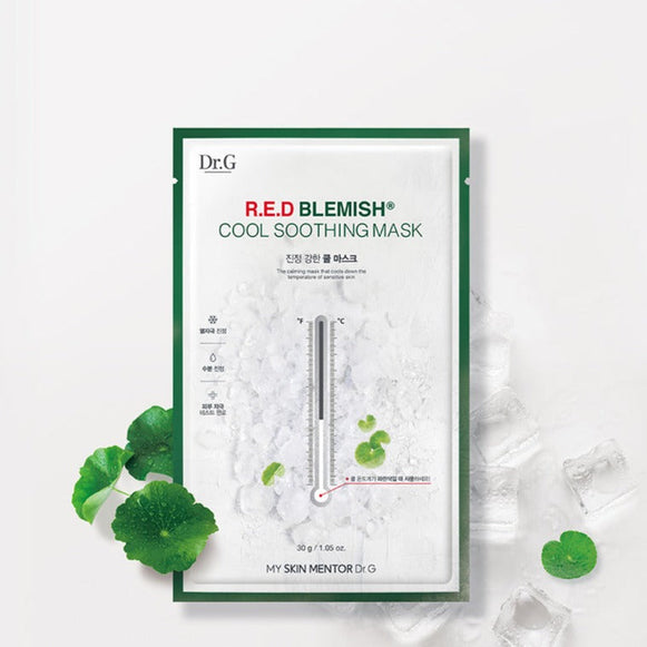 Dr.G Red blemish Cool Soothing Mask disponible sur Ma petite Coree, ton Eshop 100% K-beauty en direct de Seoul