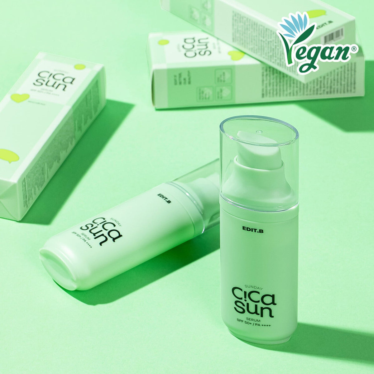 EDIT.B Sunday Cica Sun Serum SPF50+ 55ml | My Little Korea – Ma Petite ...
