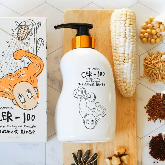 ELIZAVECCA Cer-100 Collagen Coating Hair A+ Muscle Treatment Rinse 500ml disponible sur Ma petite Coree, ton Eshop 100% K-beauty en direct de Seoul
