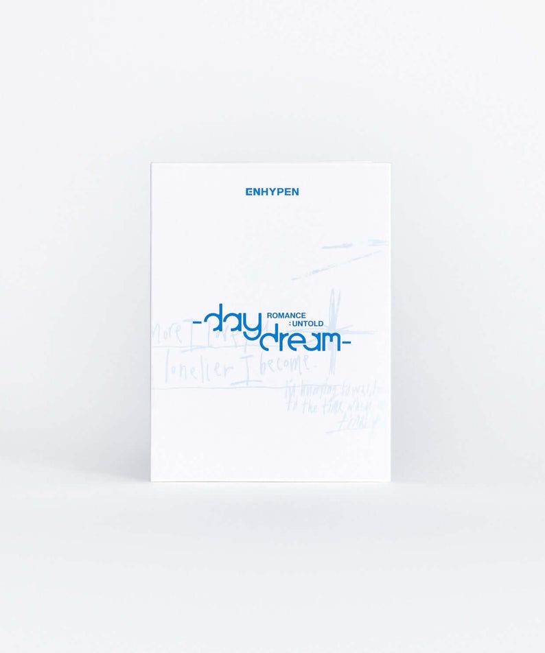 ENHYPEN - 2nd Album [ROMANCE : UNTOLD -daydream-] (Weverse Albums ver.) - Album Kpop, pochette blanche sur fond clair